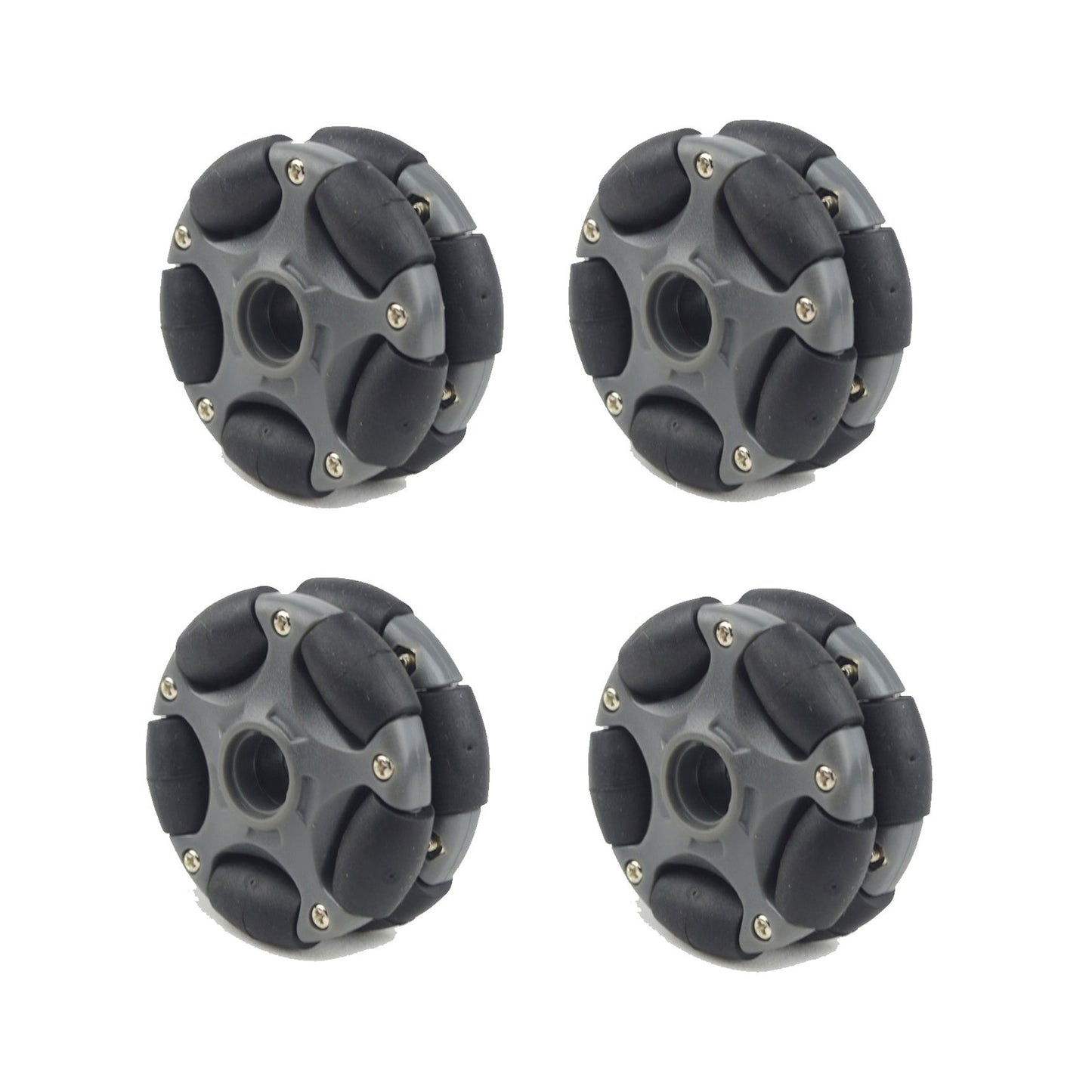 60mm Omni Wheel Set Plastic Omnidirectional Wheel Set for Arduino Robot Kit Lego NXT and Servo Motor - RS1467 - REES52