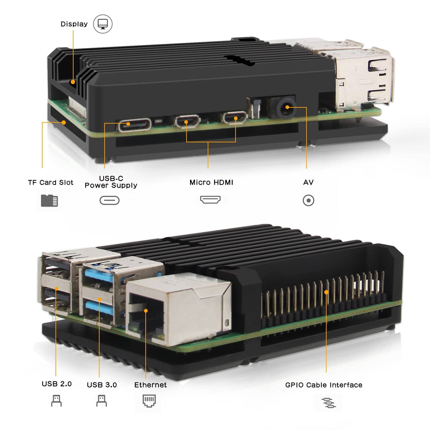 Raspberry Pi 4 Armor Case