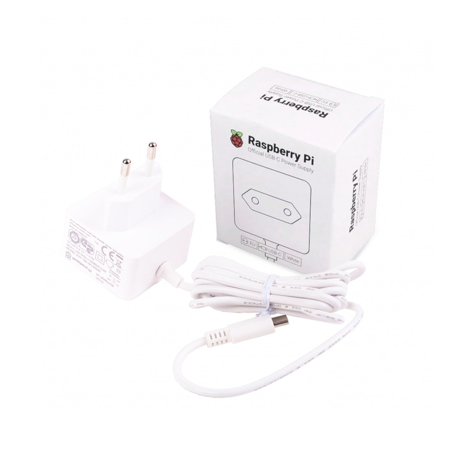 Offical Raspberry Pi 4 Power Supply Type-C Power Supply Adapter For Raspberry Pi 4 (Colour May Vary) - RS2353 - REES52