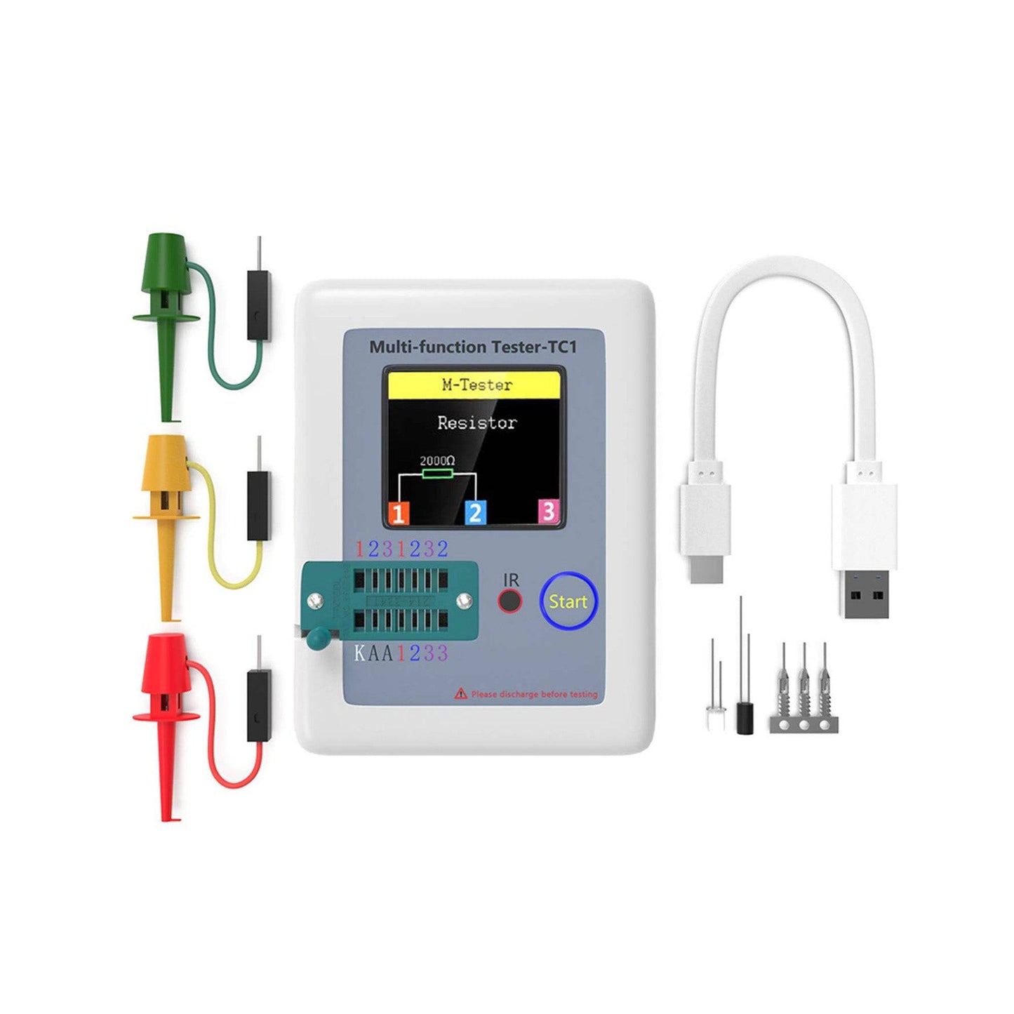 LCR-TC1 Transistor Tester New Multi-functional Practical