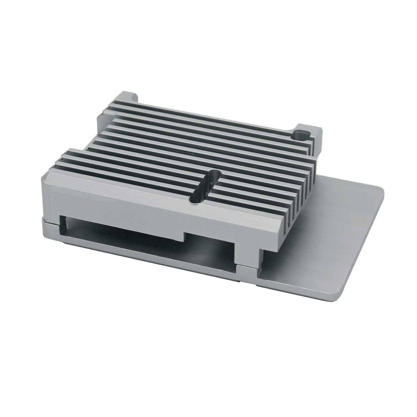 Metal Aluminium Alloy Raspberry Pi 4 Armor Case Cooling Heatsink For Raspberry Pi 4 Model/Pi 4B- Grey - RS2439 - REES52