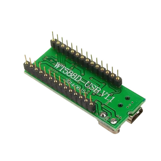 WT588D-U-32M Voice Module DC2.8V-5.5V Mini USB Interface Sound Module For Arduino Starter Kit With Built-in Voice Module Affordable Mini USB Sound Module For Arduino Projects Affordable Mini USB Sound Module - RS2520