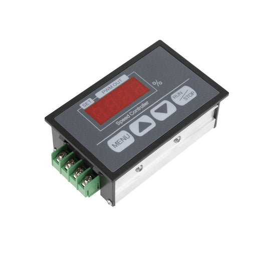 DC Motor Controller 6-60V 30A Motor Speed Controller with Digital Display for Setting The Slow Start and Stop Time of DC Motor - RS2557 - REES52