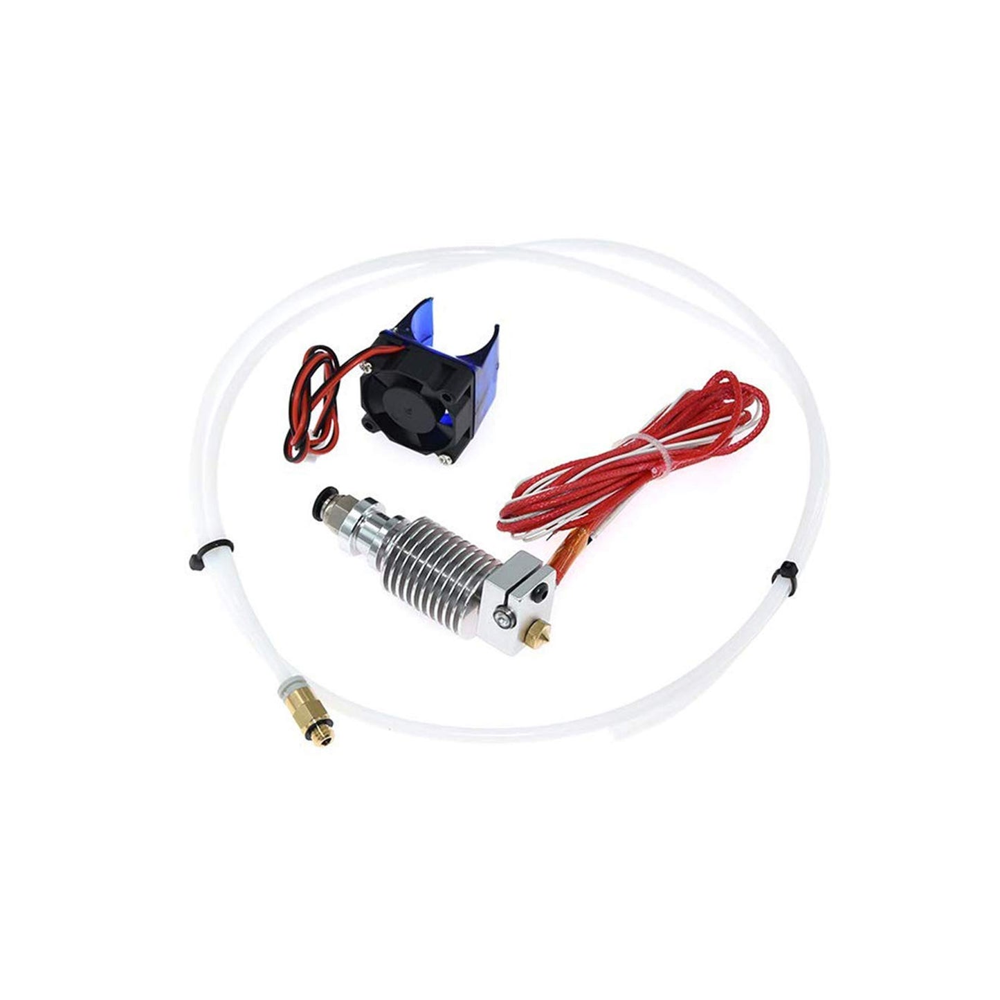 V6 Hotend Full Kit Bowden/RepRap V6 with Fan Cable 30cm Length for 1.75 mm filament 0.4 mm Nozzle- RS2699 - REES52