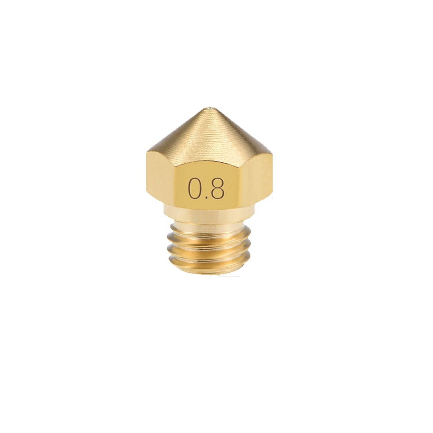0.8mm 3D Printer Nozzle Head M7 Thread Replacement