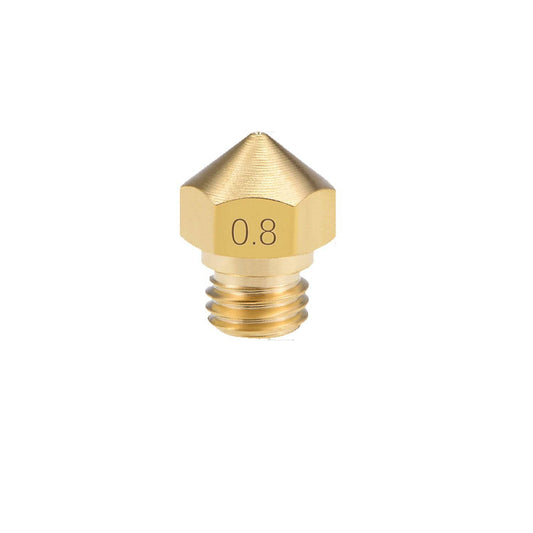 0.8mm 3D Printer Nozzle Head M7 Thread Replacement