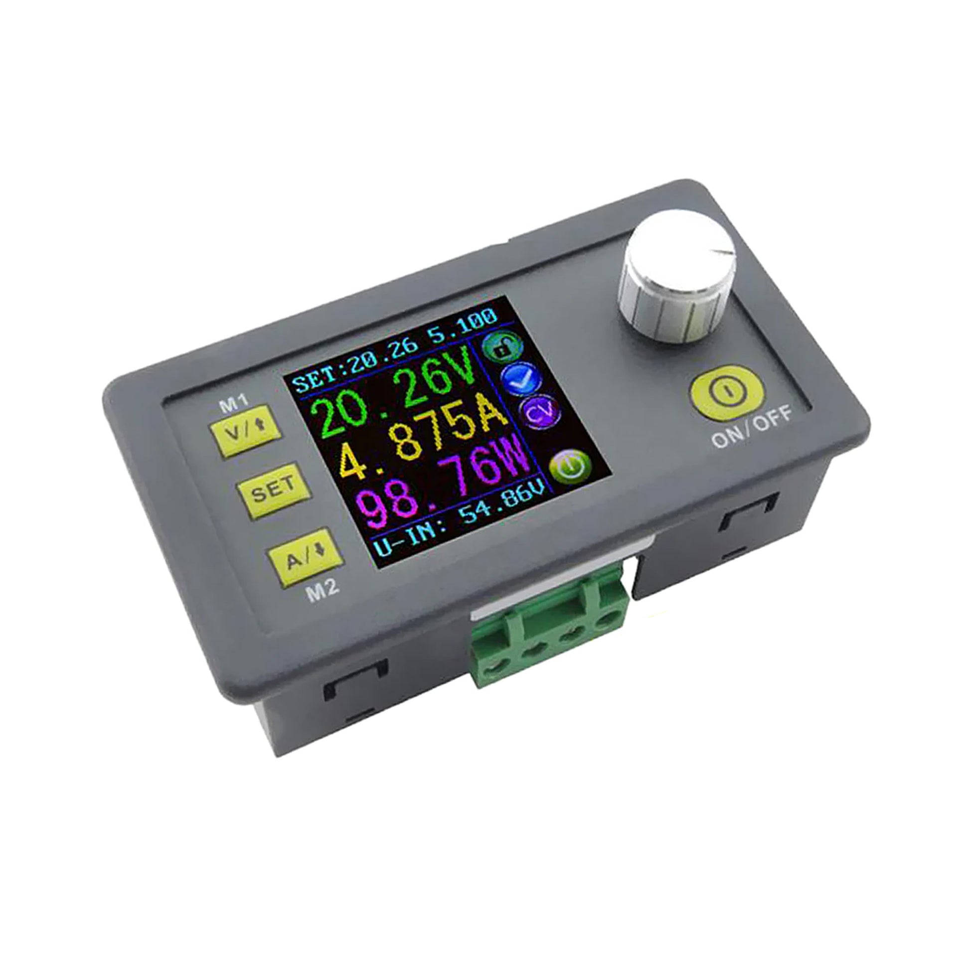 DPS5005 50V 5A Buck Adjustable DC Constant Voltage Power Supply Module Integrated Voltmeter Ammeter With Color Display - REES52