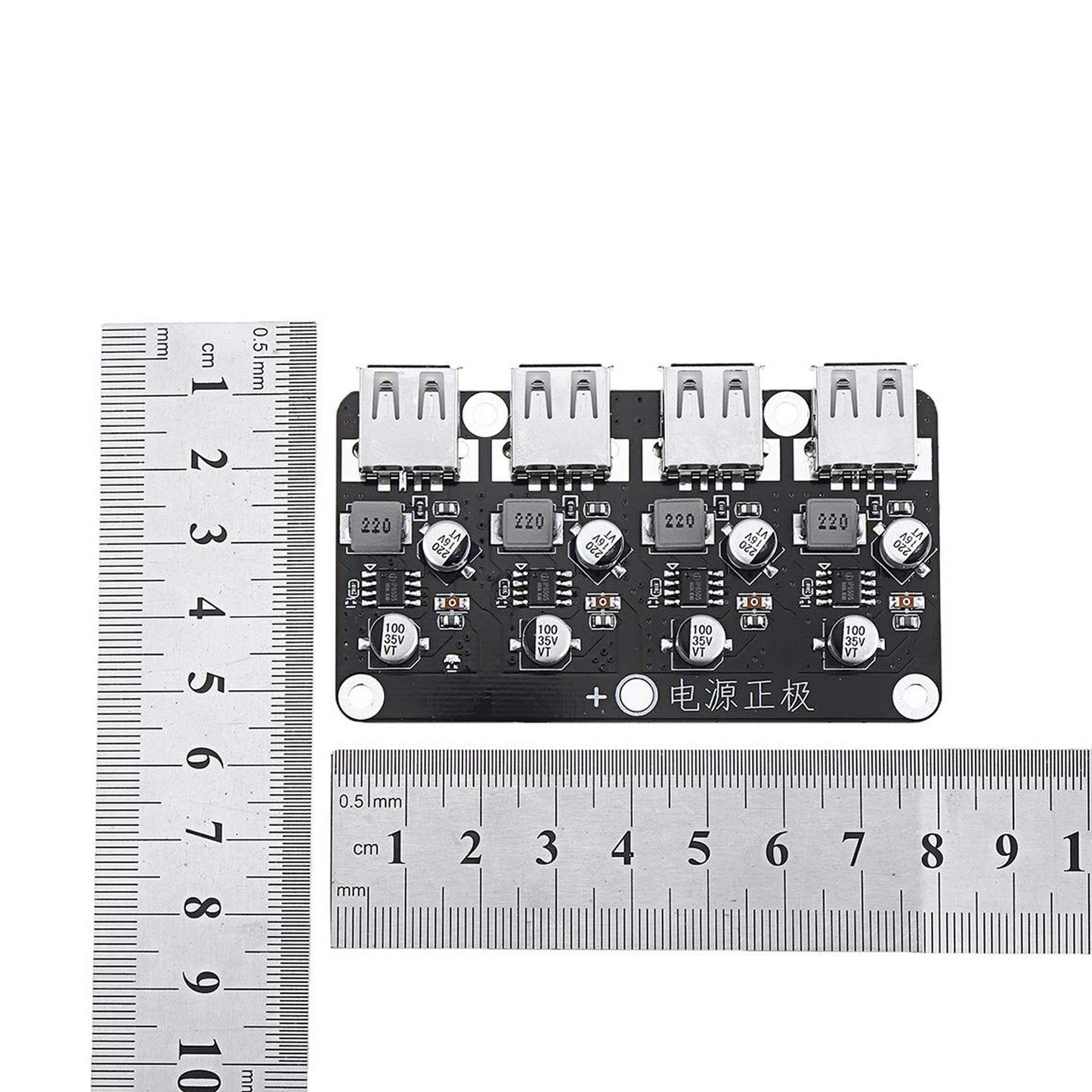 4 USB Fast Charging Module Board 12V24V to QC2.0 QC3.0 Step Down Power Supply Module 12V 24V- RS2732 - REES52