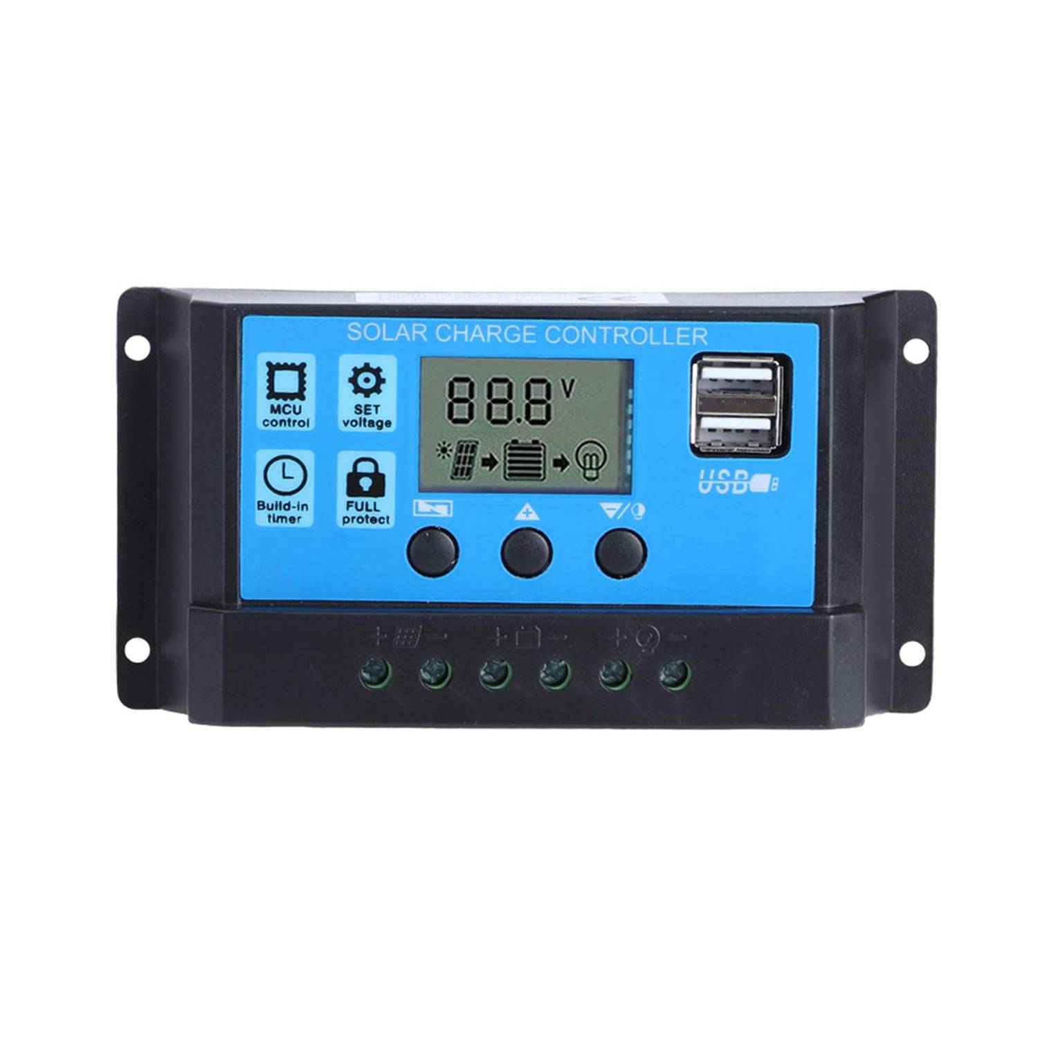 10A Solar Charge Controller for Solar Panel LCD Display