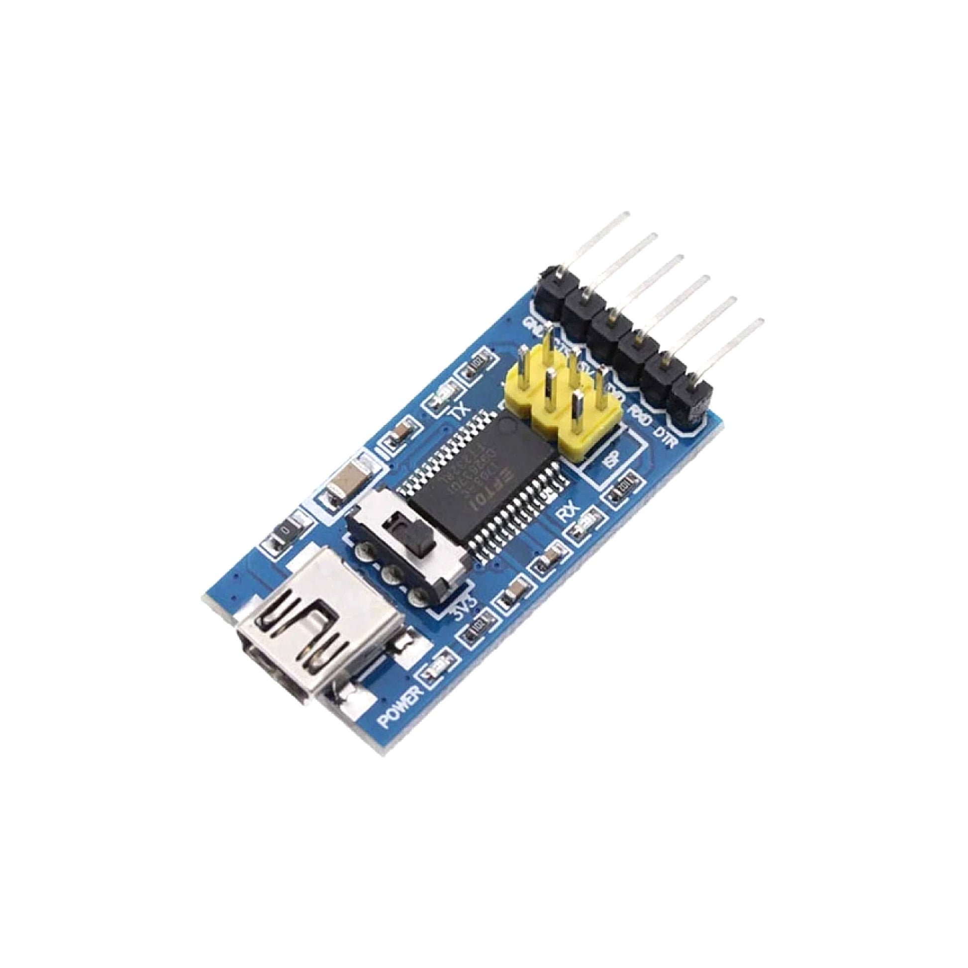 3.3-5V FT232RL FTDI USB to TTL Serial Adapter Module for Arduino Mini Port - RS281 - REES52