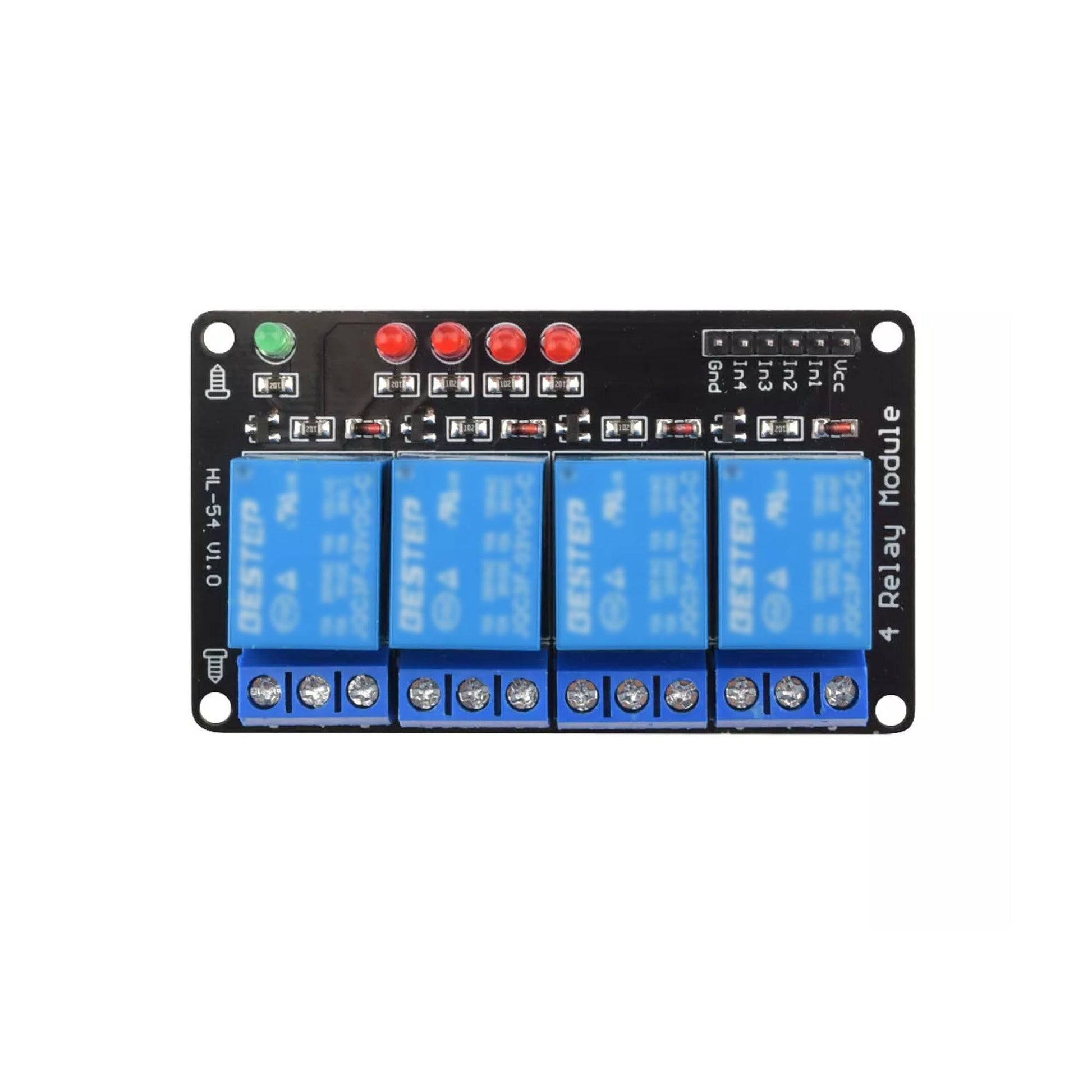 5V 4 Channel Relay Module without Optocoupler