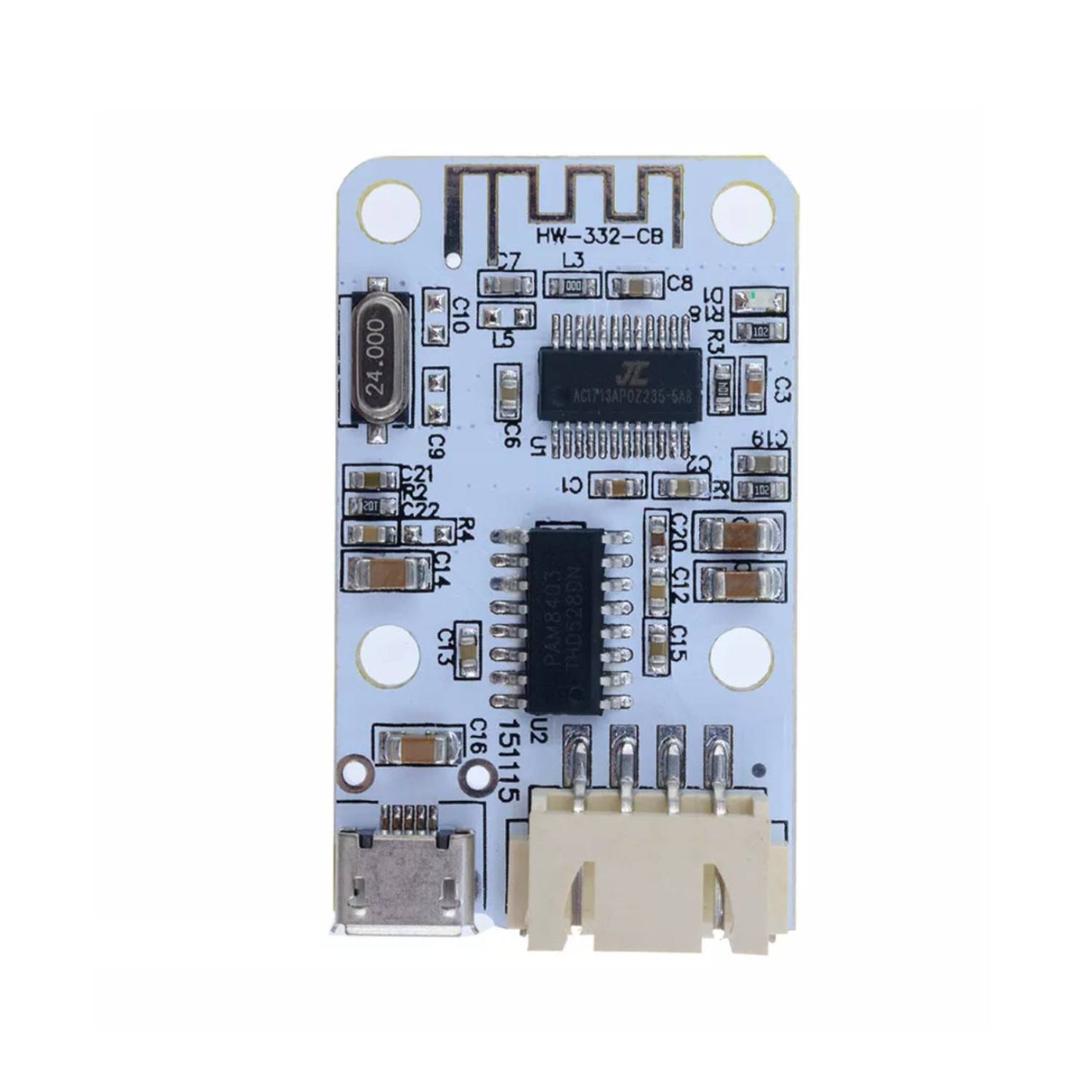 PAM8403 Mini Bluetooth Amplifier Board 3W+3W Wireless Bluetooth 4.0 Amplifier Module USB Powered Amplifier Board Mini Bluetooth Audio Amplifier Module Compact Audio Amplifier Board - RS3086