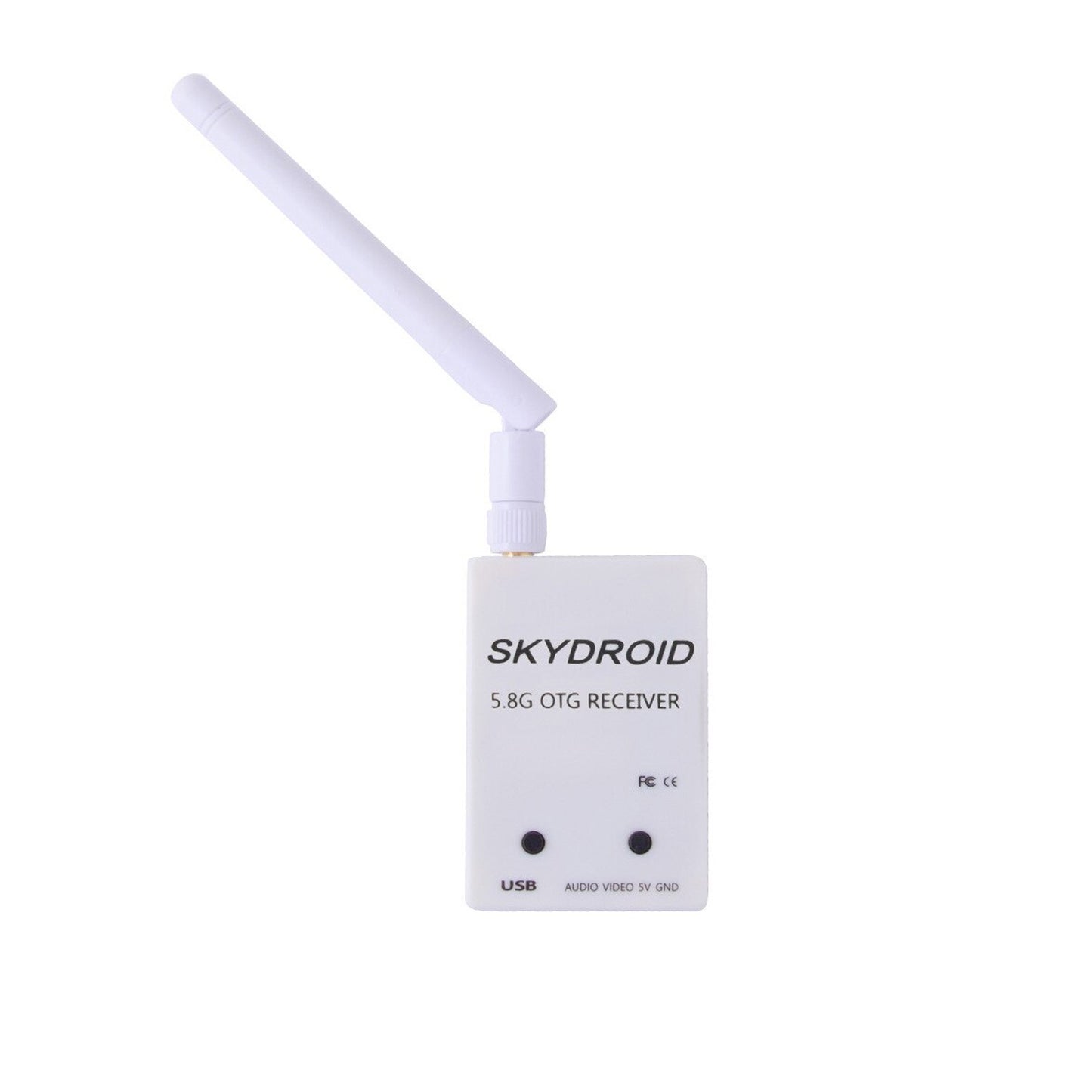5.8G UVC OTG Receiver UVC OTG Android Receiver Android AV Receiver Wireless Android AV Receiver With USB-C Affordable Android Car Receiver With HDMI High-Quality Android AV Receiver With Bluetooth Wireless Receiver For Car Audio System - White - RS3207