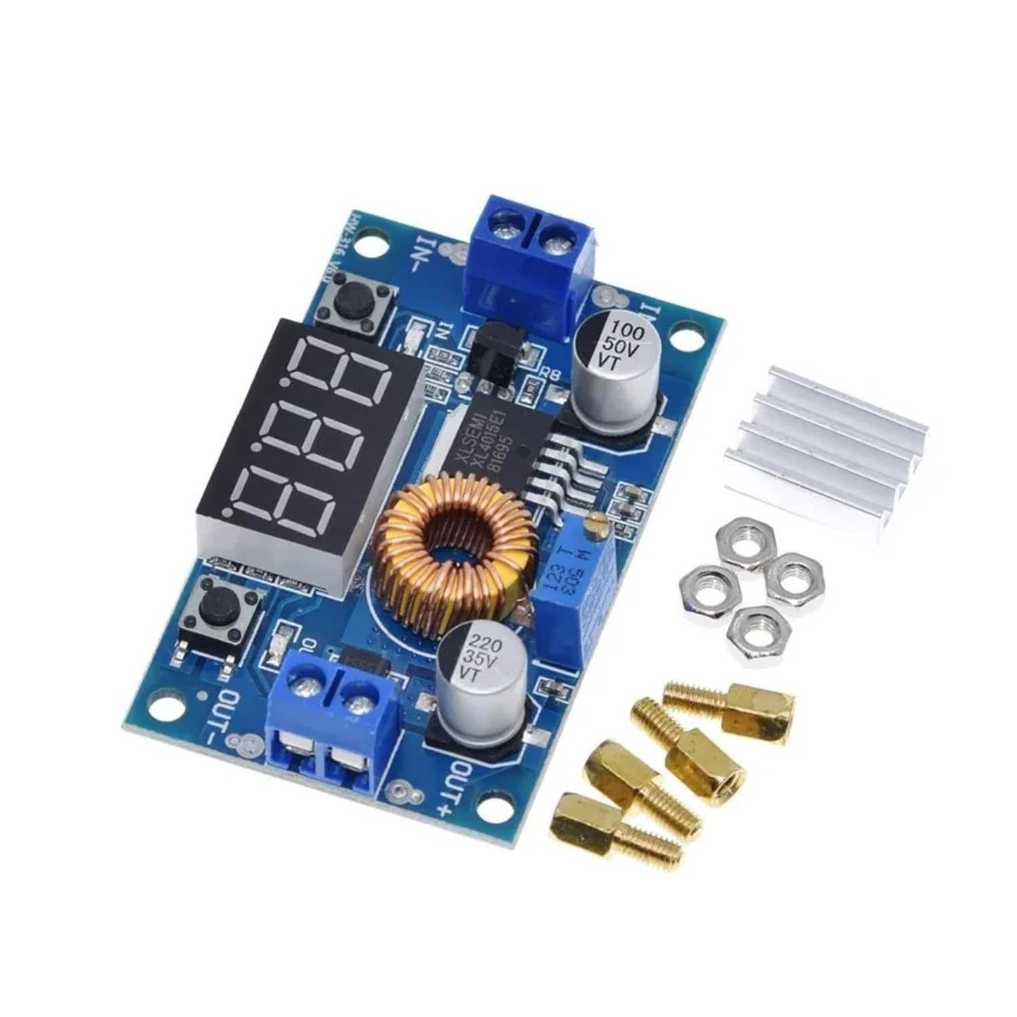 XL4015 Adjustable DC-DC Buck Converter 5A with 3Bits Display