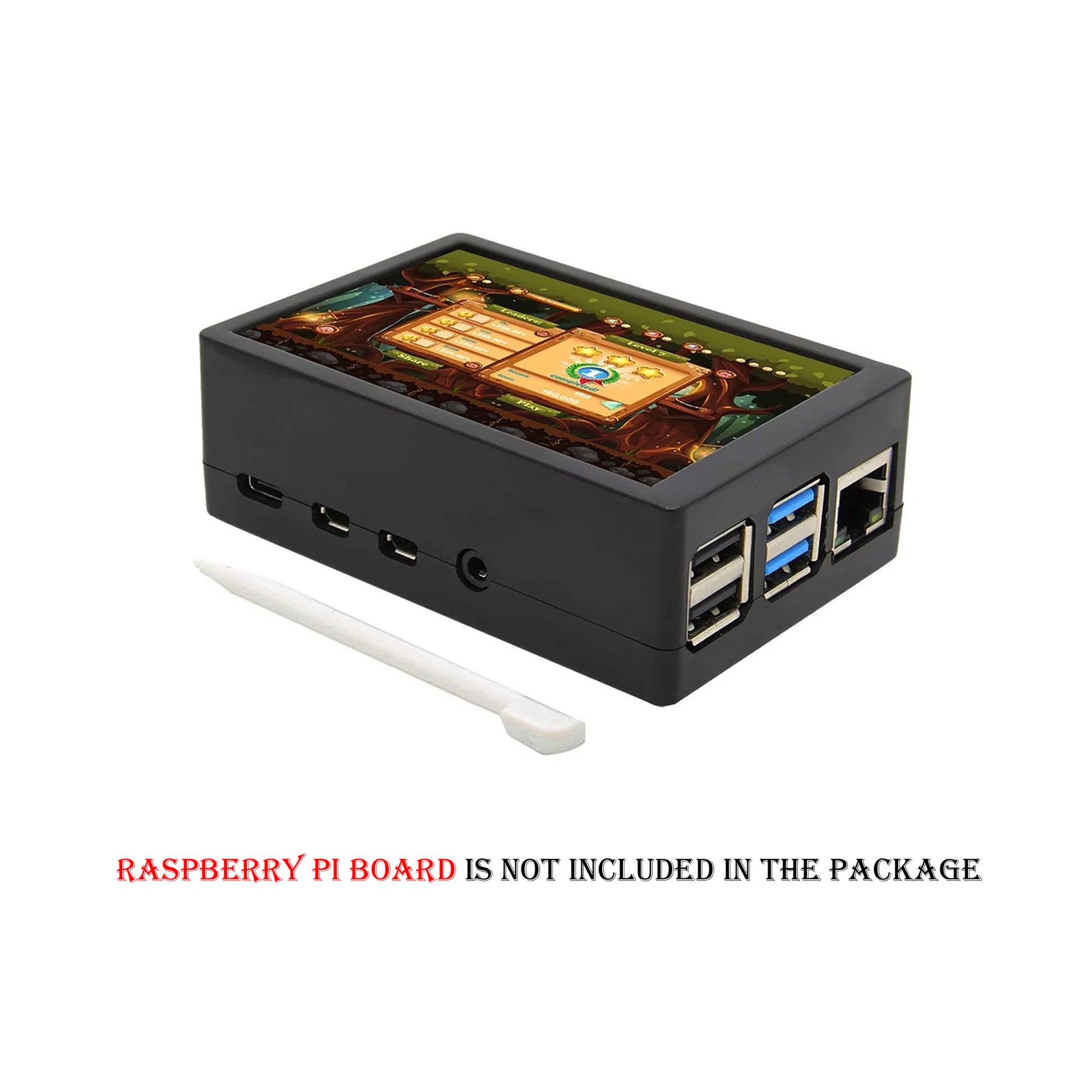 Raspberry Pi 4 TFT 3.5 inch Touch Screen with Case, 480x320 Resolution 60fps Monitor LCD Display - RS3254 - REES52