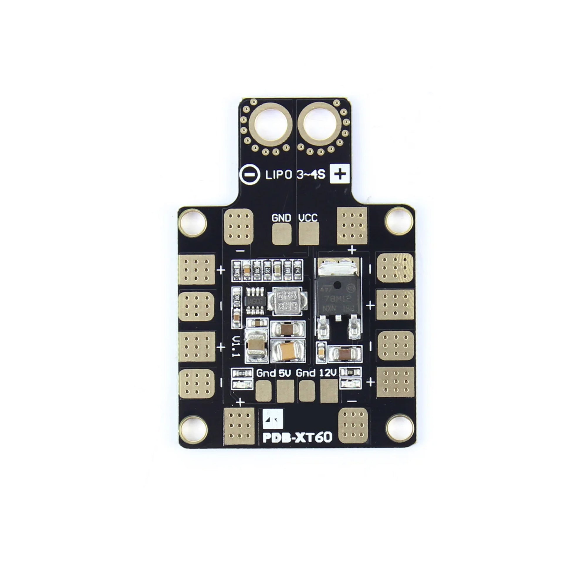 PDB XT60 Power Distribution Board PDB-XT60 Module with BEC 5V 12V for FPV Drone Quadcopter QAV210 QAV-R - RS3267 - REES52