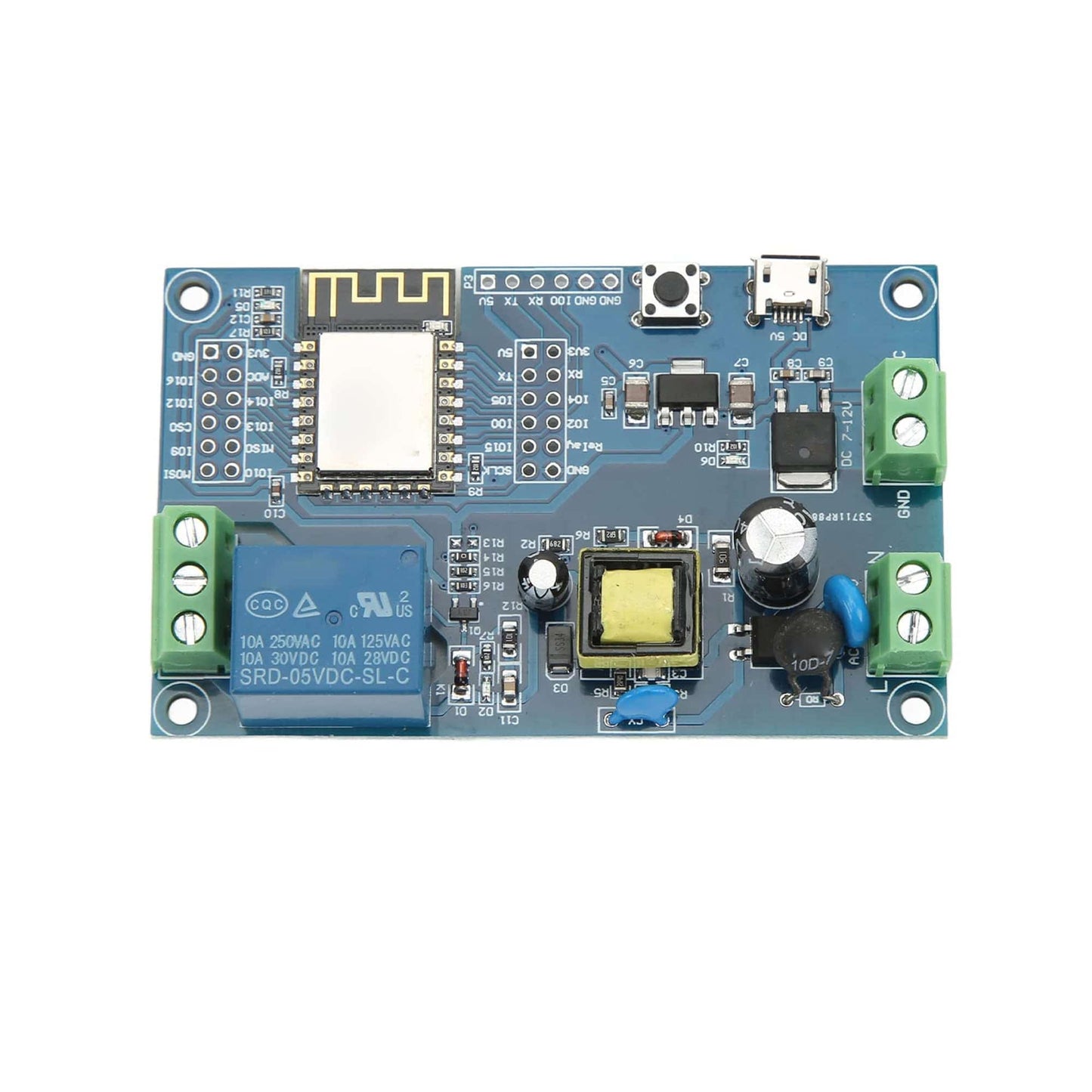 ESP-12F Wifi Development Board AC/DC 5V/7-28V/5-80V