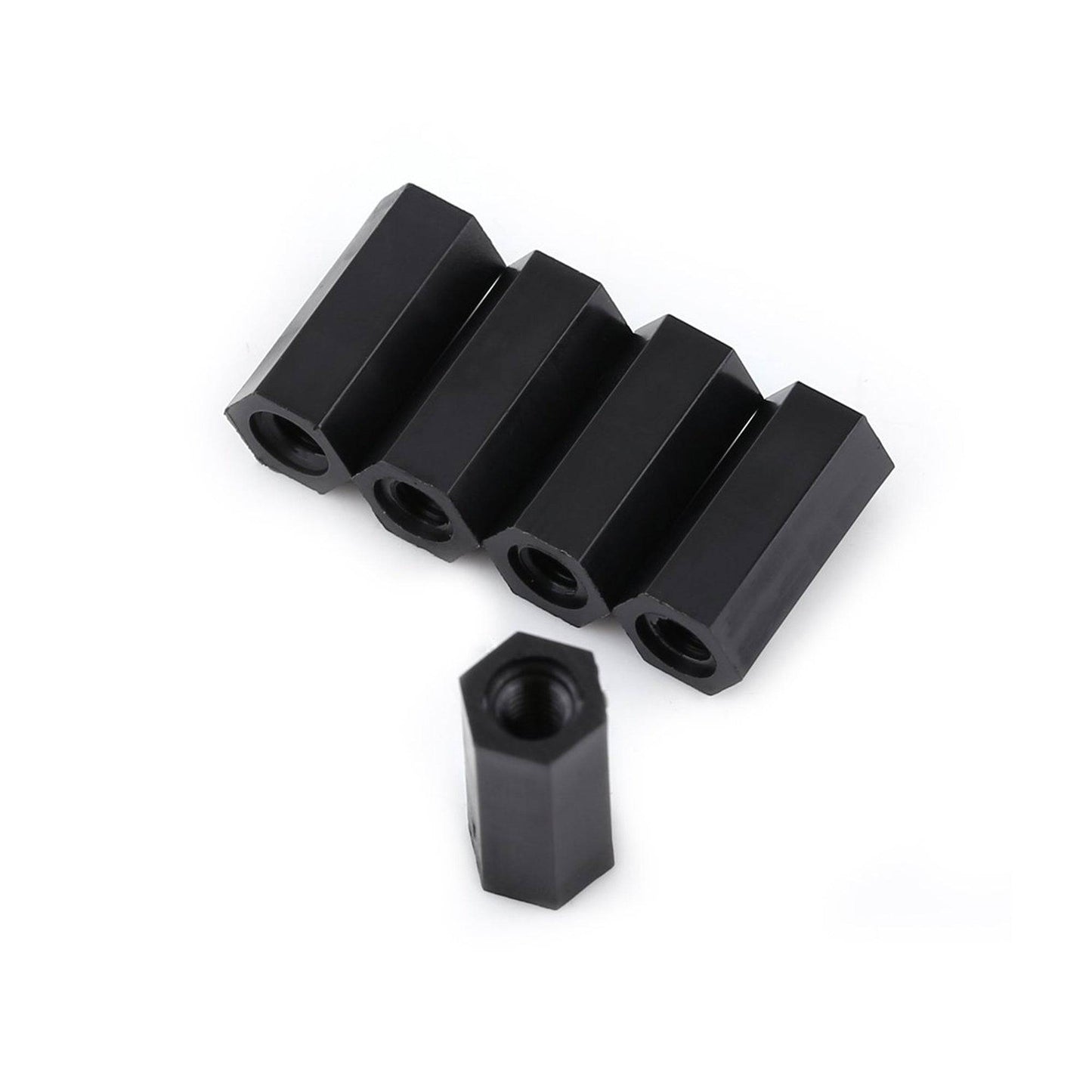 M3x6MM Nylon Hex Spacer Female to Female - Pack of 10