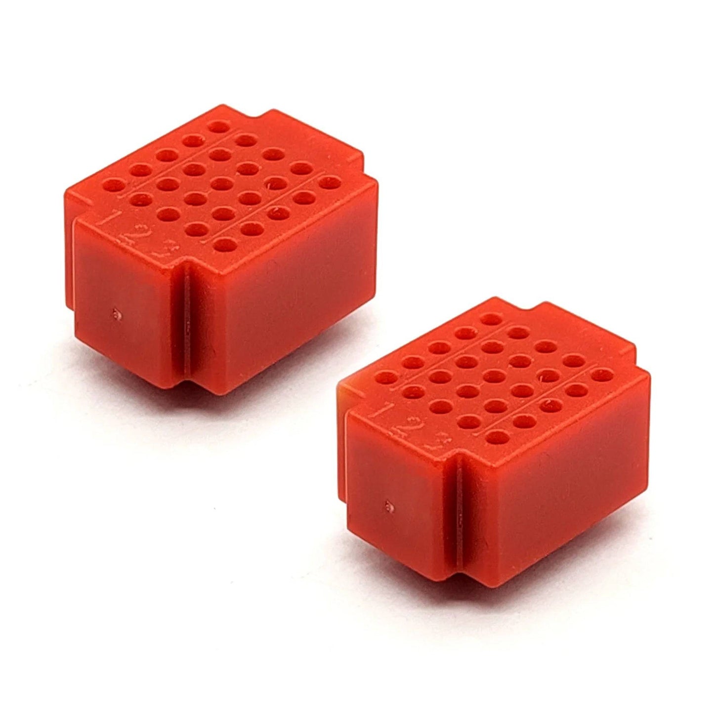 Ultra Mini Breadboard XF-25 Breadboard - Red (Pack of 2)