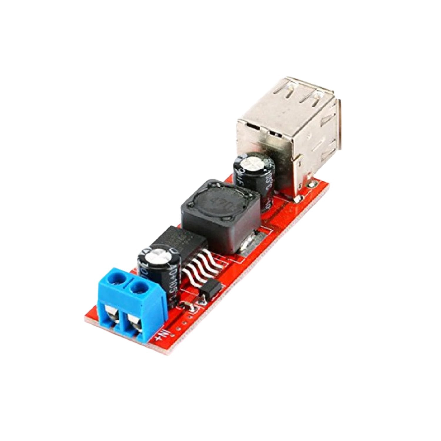Dual USB 3A Buck Converter with Voltage Checker