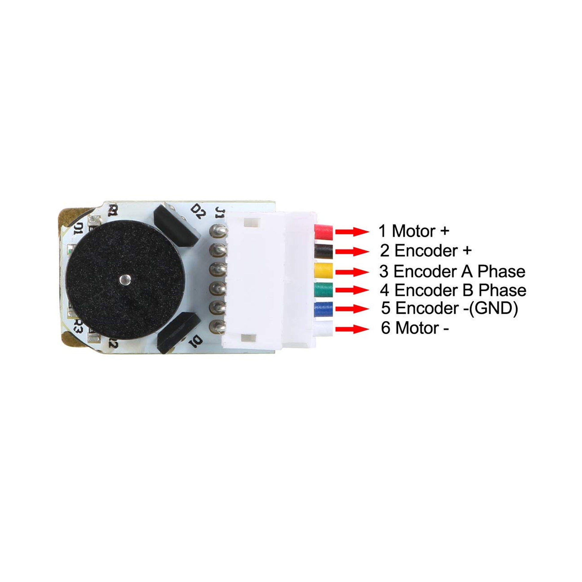 N20 Gear Motor N20 3V 35 RPM Micro Metal Gear Motor With Encoder N20 Motor - RS4804 - REES52