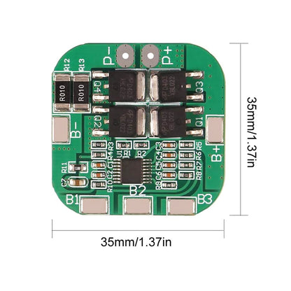 4S 15A BMS Board 4S 15A 18650 Lithium Battery Protection Board BMS Module - RS4843 - REES52