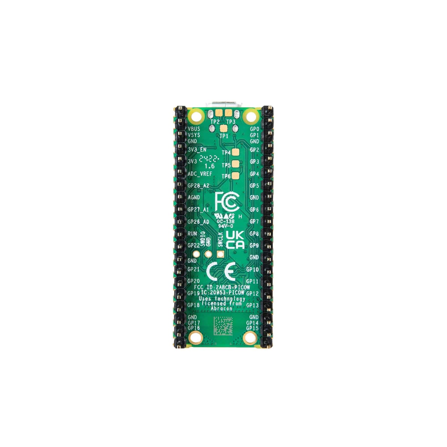 Raspberry Pi Pico W Development Board with Soldered Header