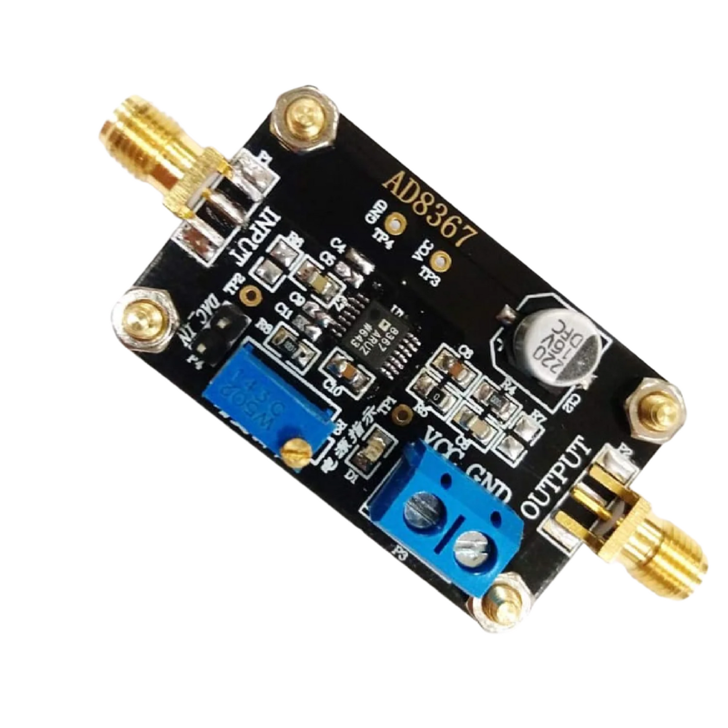 AD8367 Amplifier Module (32dB Max Gain)
