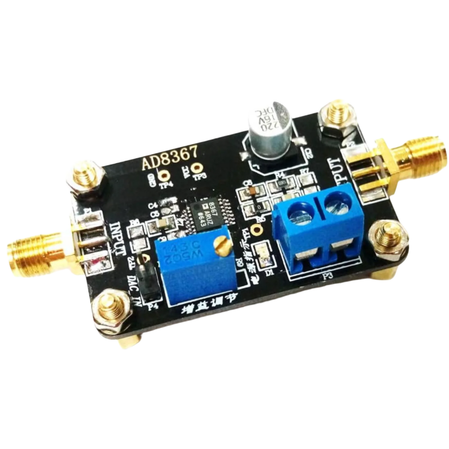 AD8367 VGA Module (500MHz, 32dB Gain)