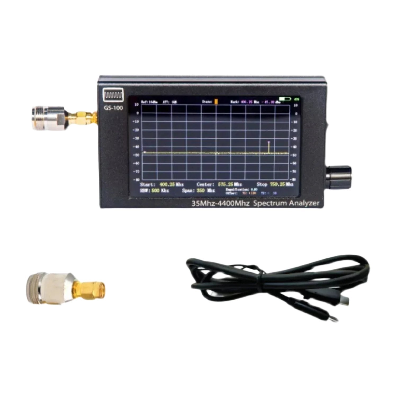 GS100 4.3" Screen Handheld Spectrometer / Spectrum Analyzer