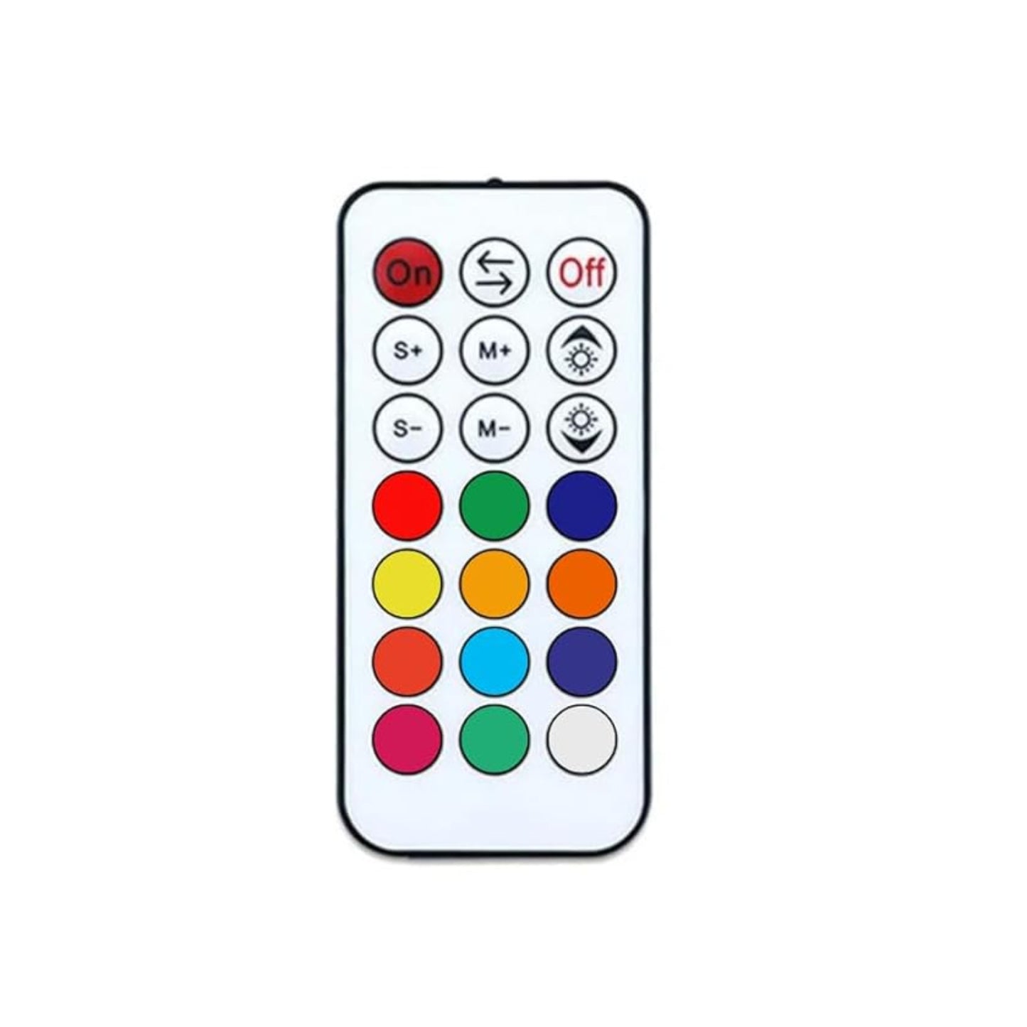 DC5-24V Mini RF Remote LED Controller 21 Key RF Remote LED Controller WS2811 WS2812B LED Dream Color Strip Light Remote Wireless Remote Control Mini Remote Controller For LED Strip Lights - RS5290