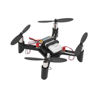 DM002 Mini DIY RC Drone Kit, Lightweight DIY Remote Controlled Drone Kit (Without Camera) 2.4G Mini Quadcopter Learning Drone Gift for Beginners - RS5483 - REES52