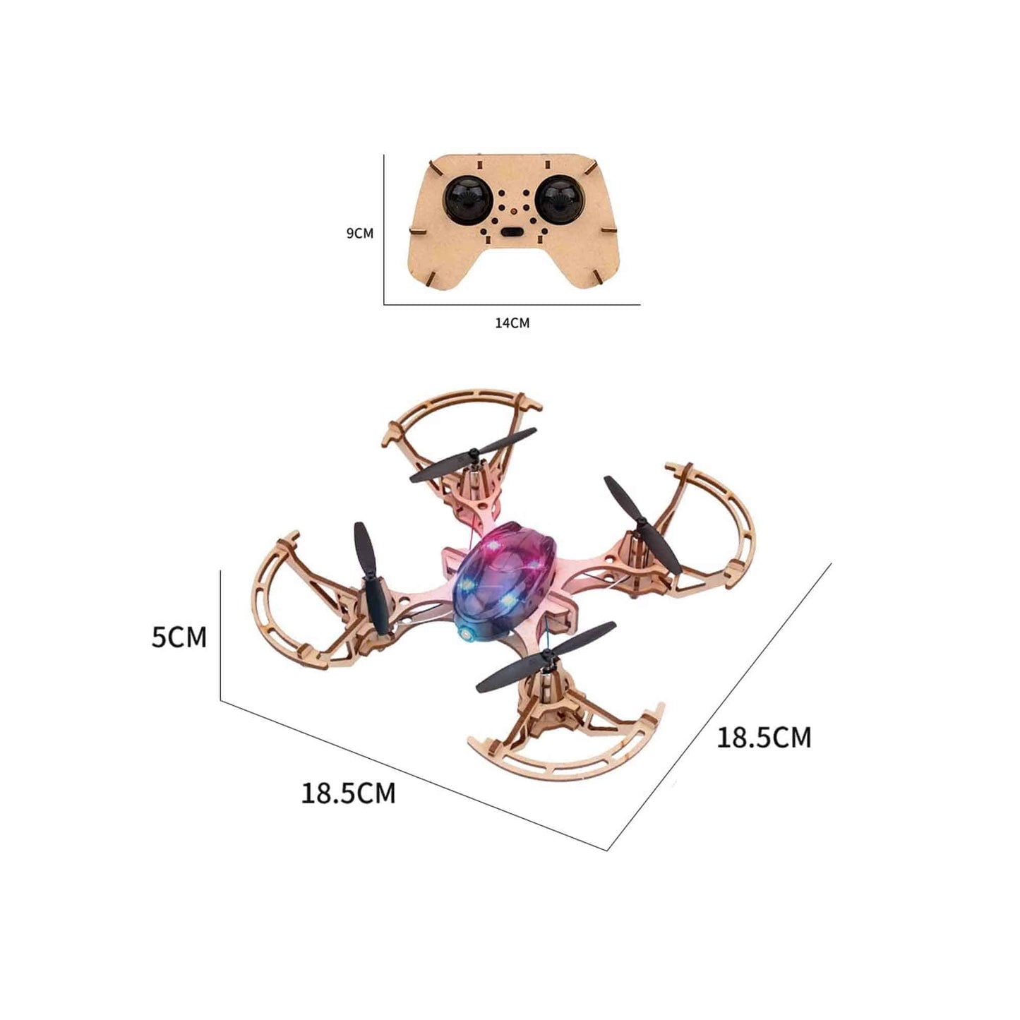 XYQ-6 DIY Wooden Drone