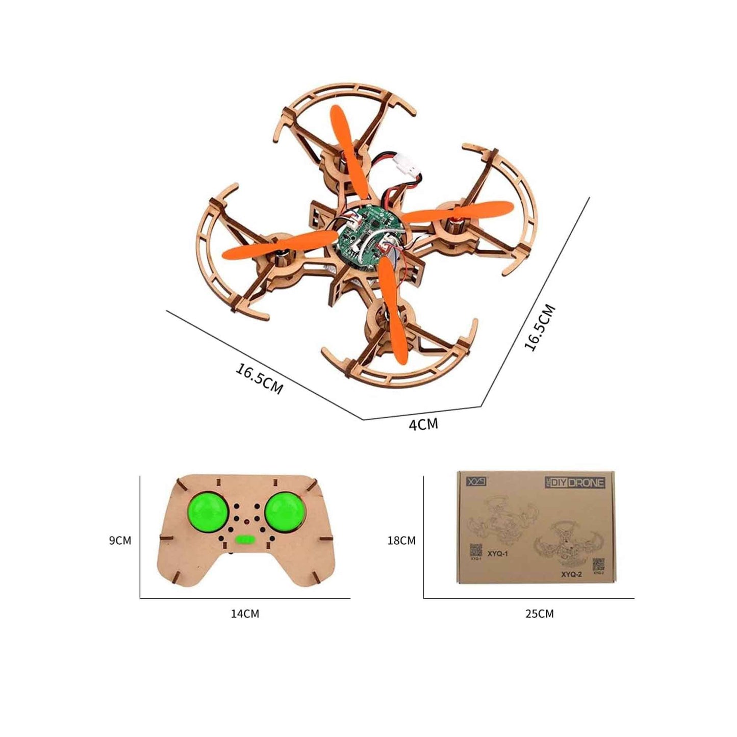 XYQ-2 DIY Drone Mini Toy Drone Aircraft With Remote