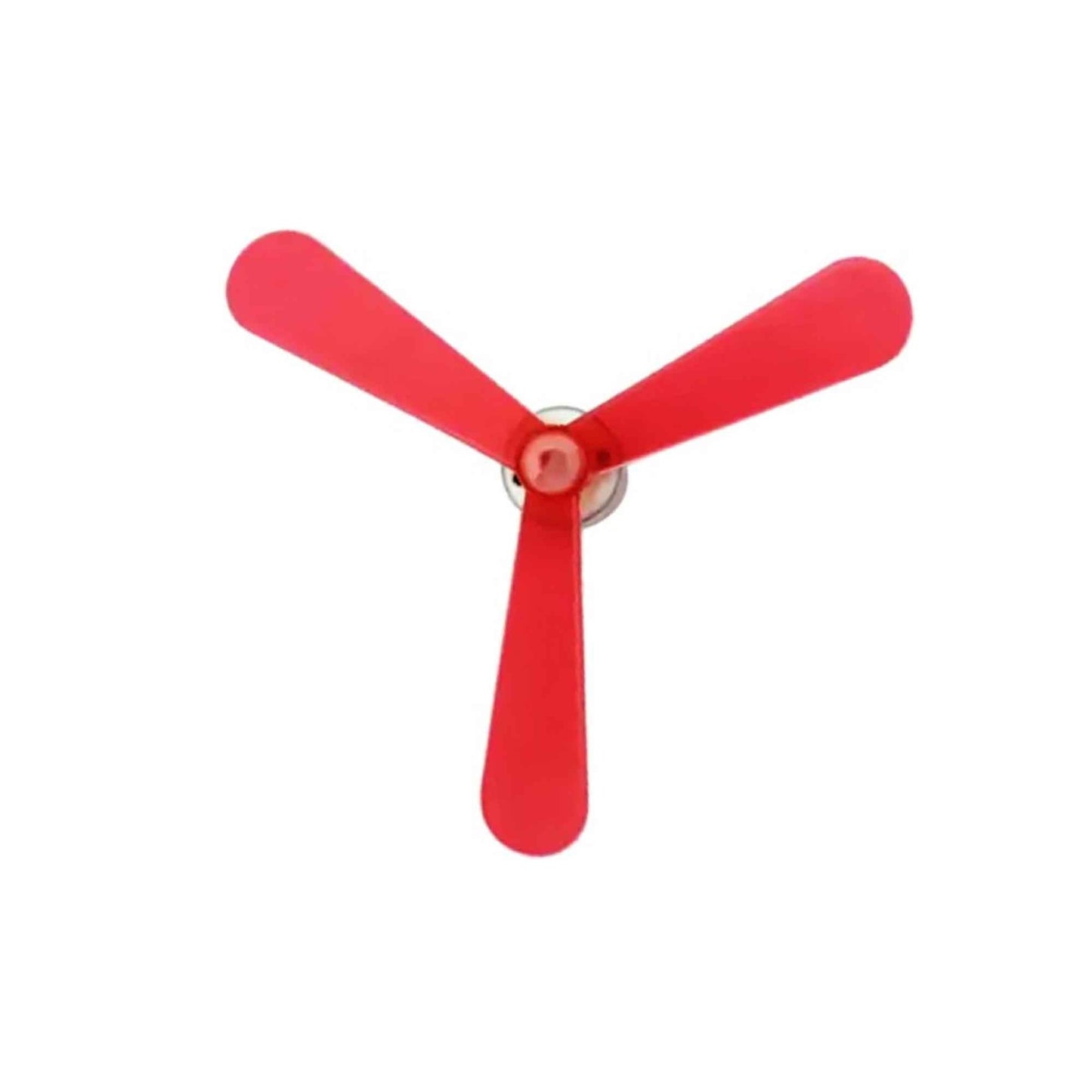 DC Motor Fan Blade For Toy Motor - Red Transparent