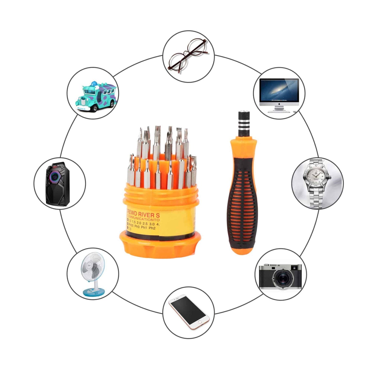 31 in 1 Screwdriver Set Universal Multifunction Portable Set