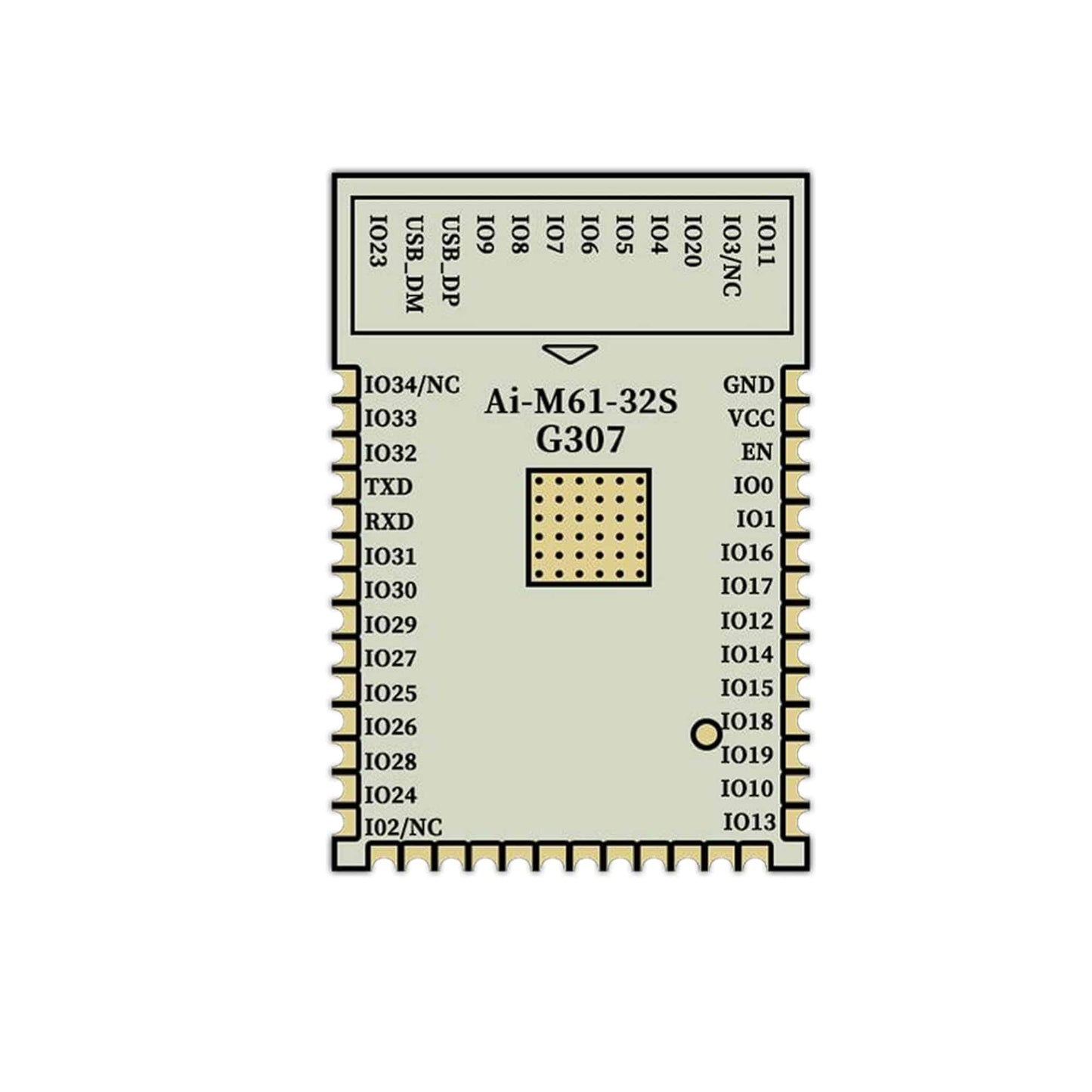 Ai-Thinker Ai-M61-32S WiFi BLE Module