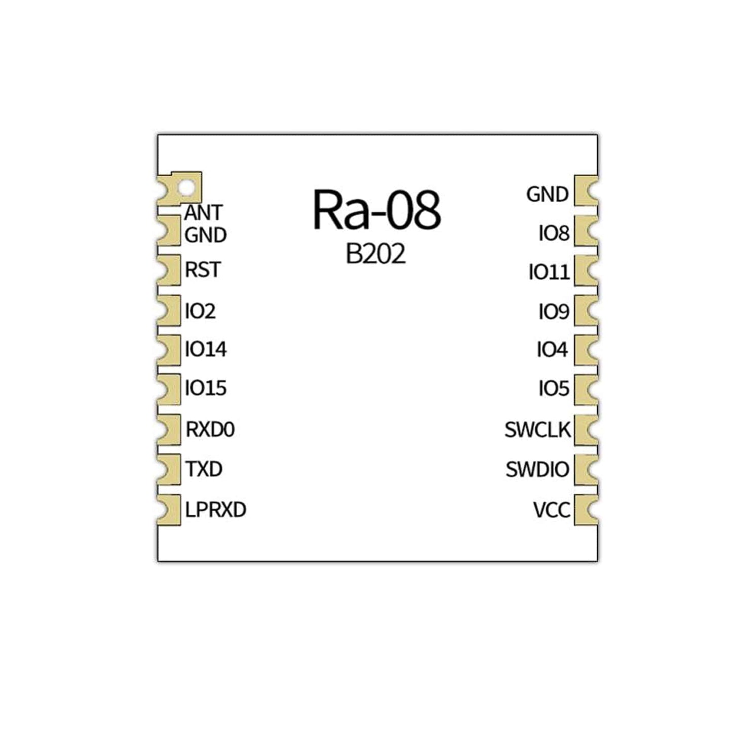 Ai-Thinker RA-08H LoRa Module 803MHz~930MHz