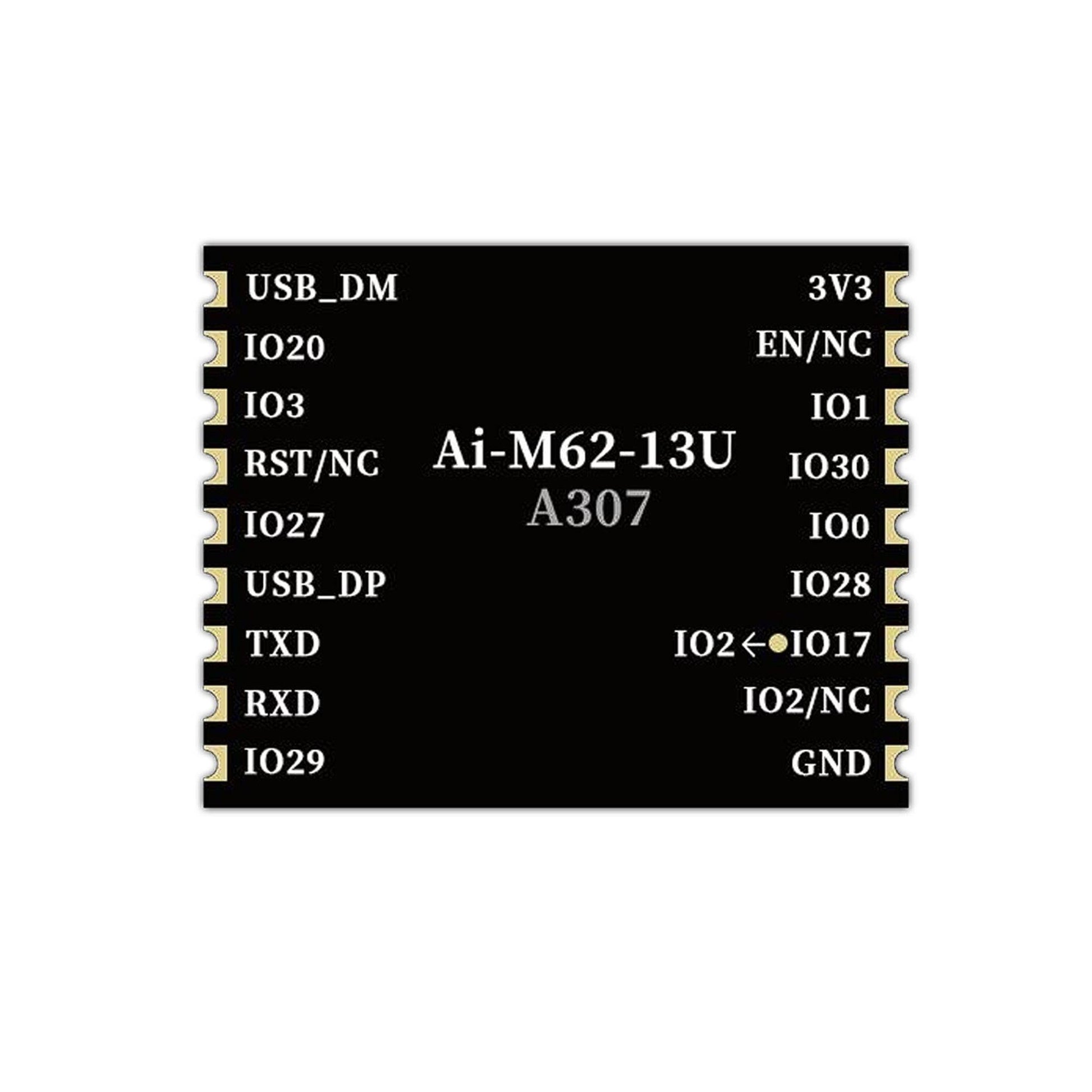 Ai-Thinker Ai-M62-13U Wi-Fi6 BLE5.3 Combo Module