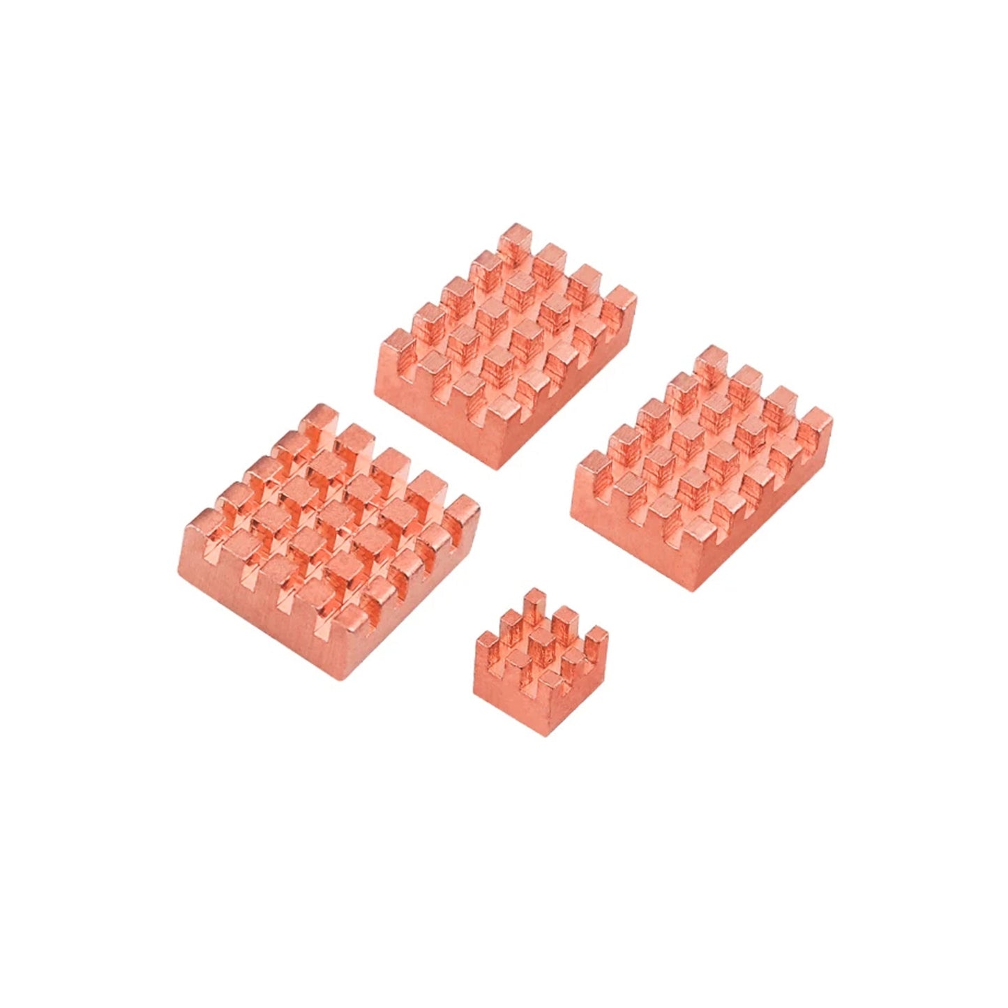 Raspberry Pi 5 Copper Heat Sink Passive Cooling Heatsinks with Self-Adhesive Radiator for Raspberry Pi 5 4GB, 8GB - RS5763 - REES52