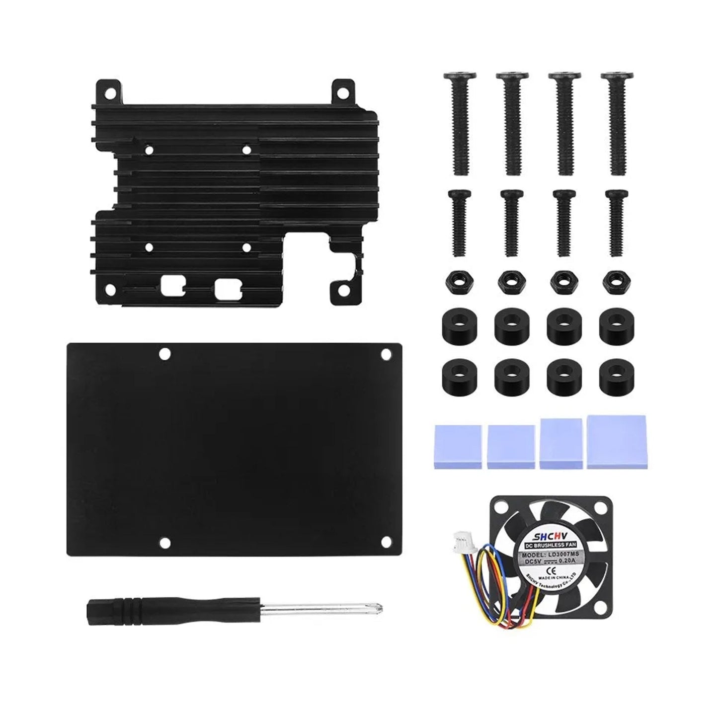 Raspberry Pi 5 Aluminum Case