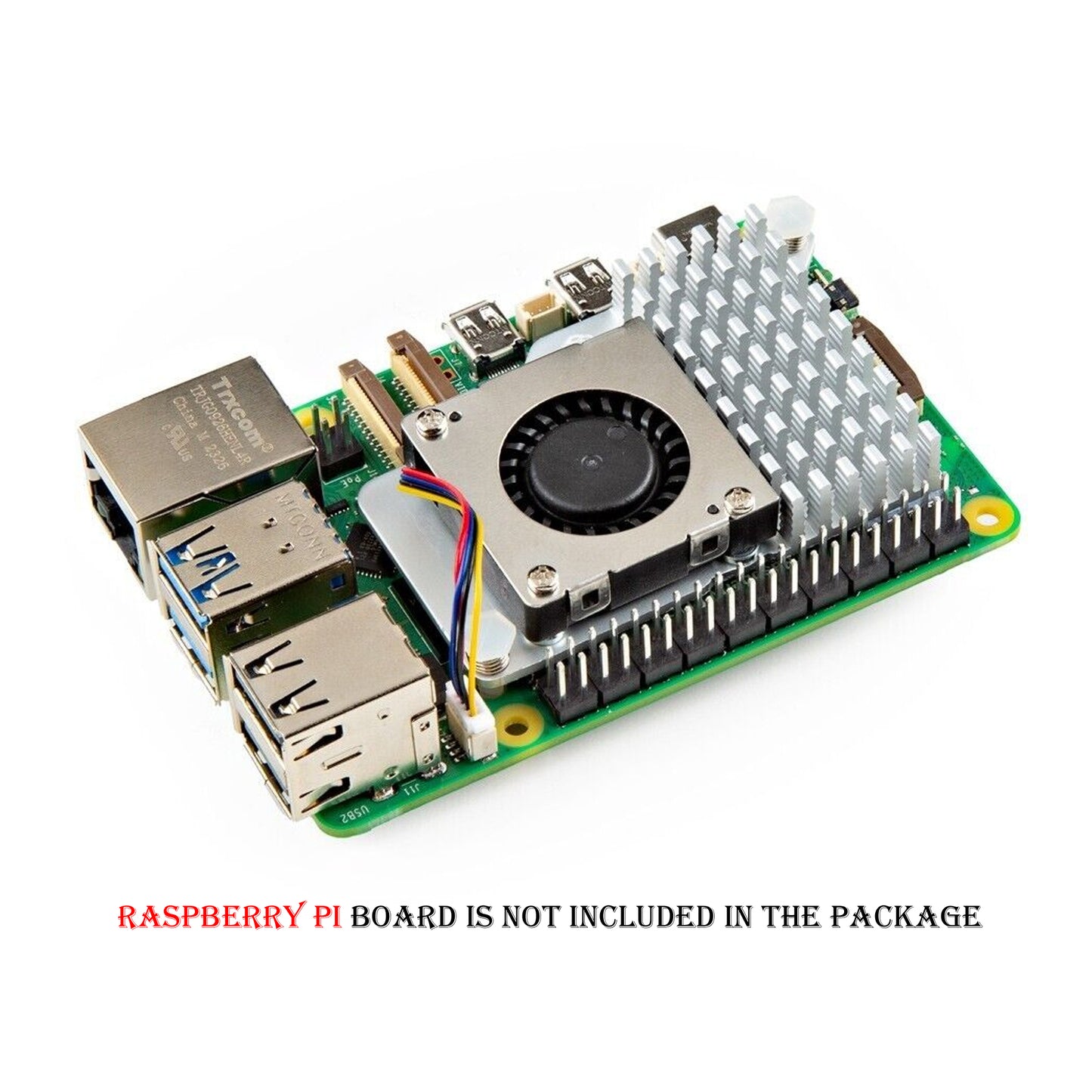 Official Raspberry Pi 5 Active Cooler, Temperature-controlled Blower Fan, Aluminium Heatsink for Raspberry Pi 5 2GB, 4GB, and 8GB - RS5789 - REES52