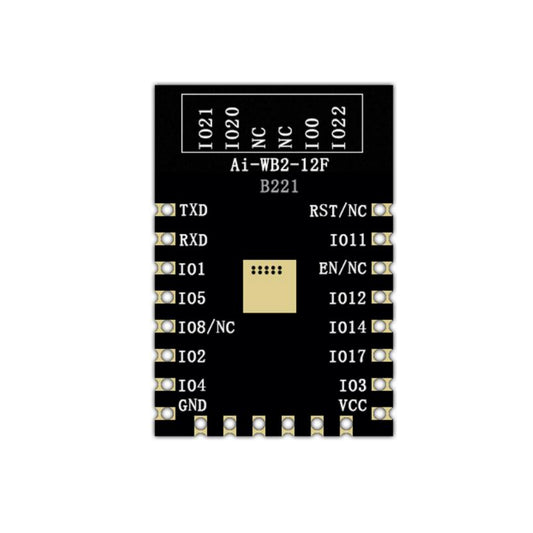 Ai-Thinker Ai-WB2-12F Module with Wi-Fi security supports WPS/WEP/WPA/WPA2 Personal/WPA2 Enterprise/WPA3 - RS5814 - REES52