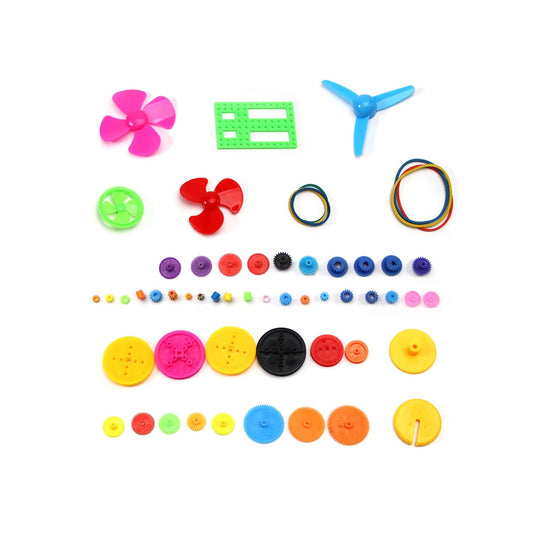 Plastic Motor Gear Assortment Kit Colorful Plastic