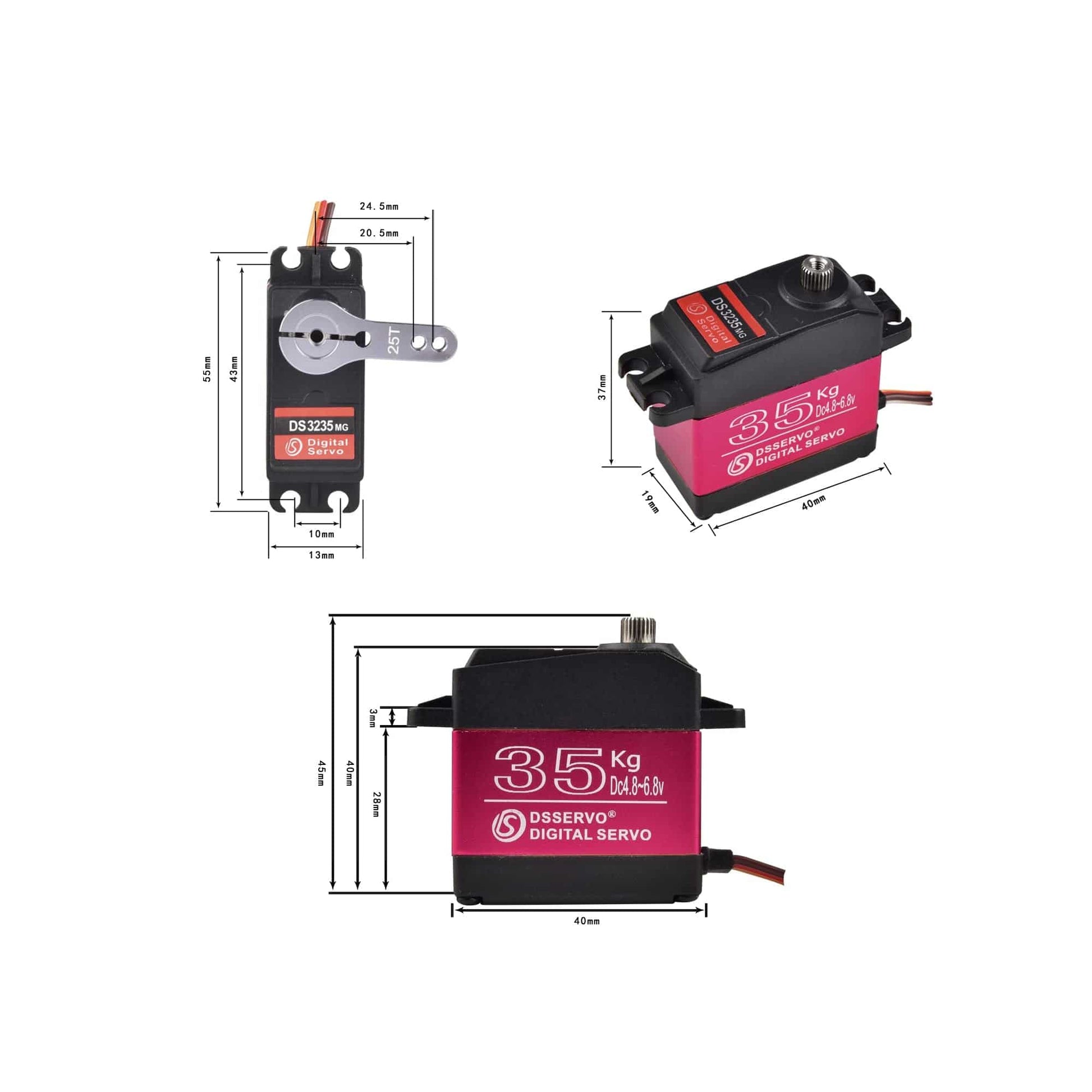 DS3235MG 35KG Servo Motor Servo 35KG