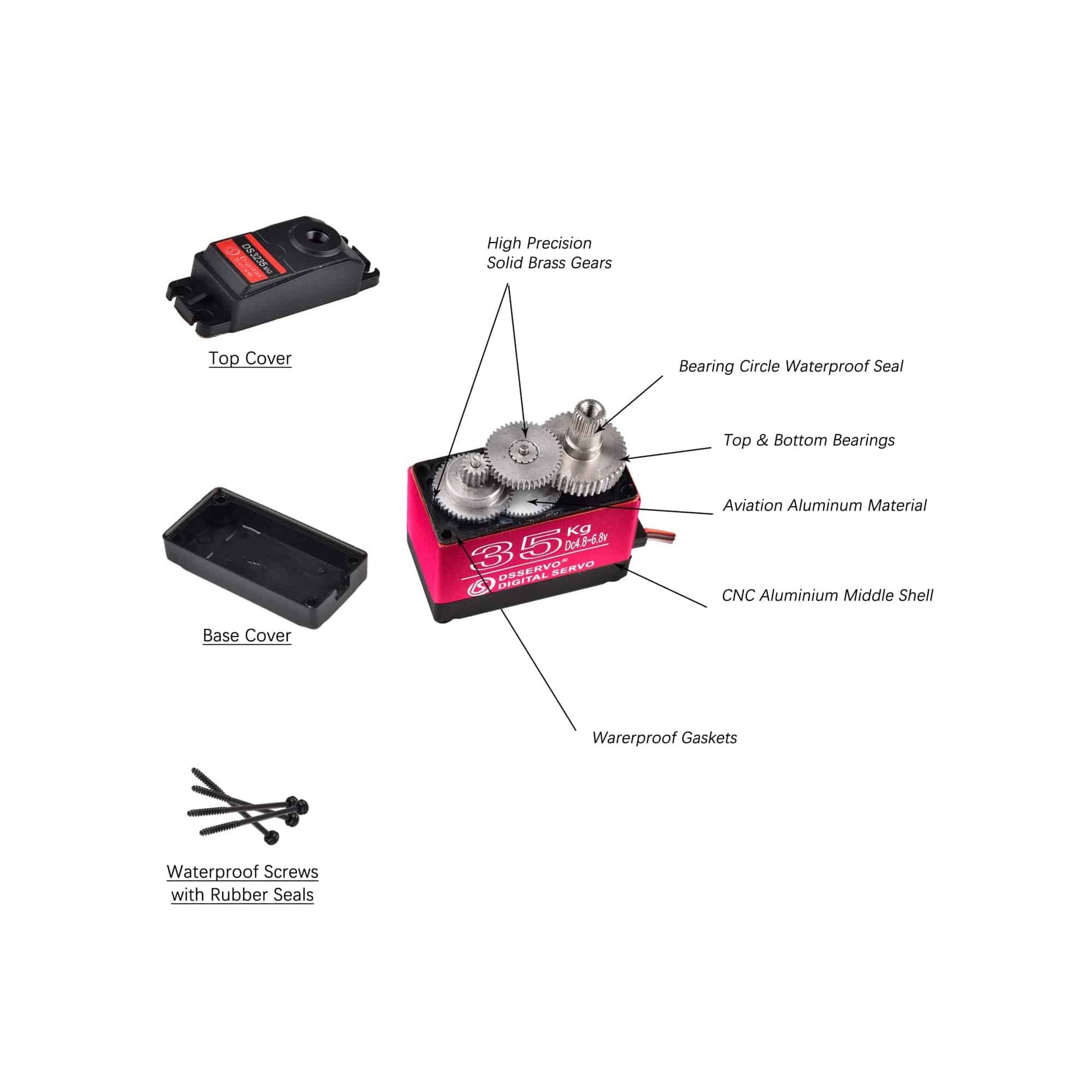 DS3235MG 35KG Servo Motor Servo 35KG