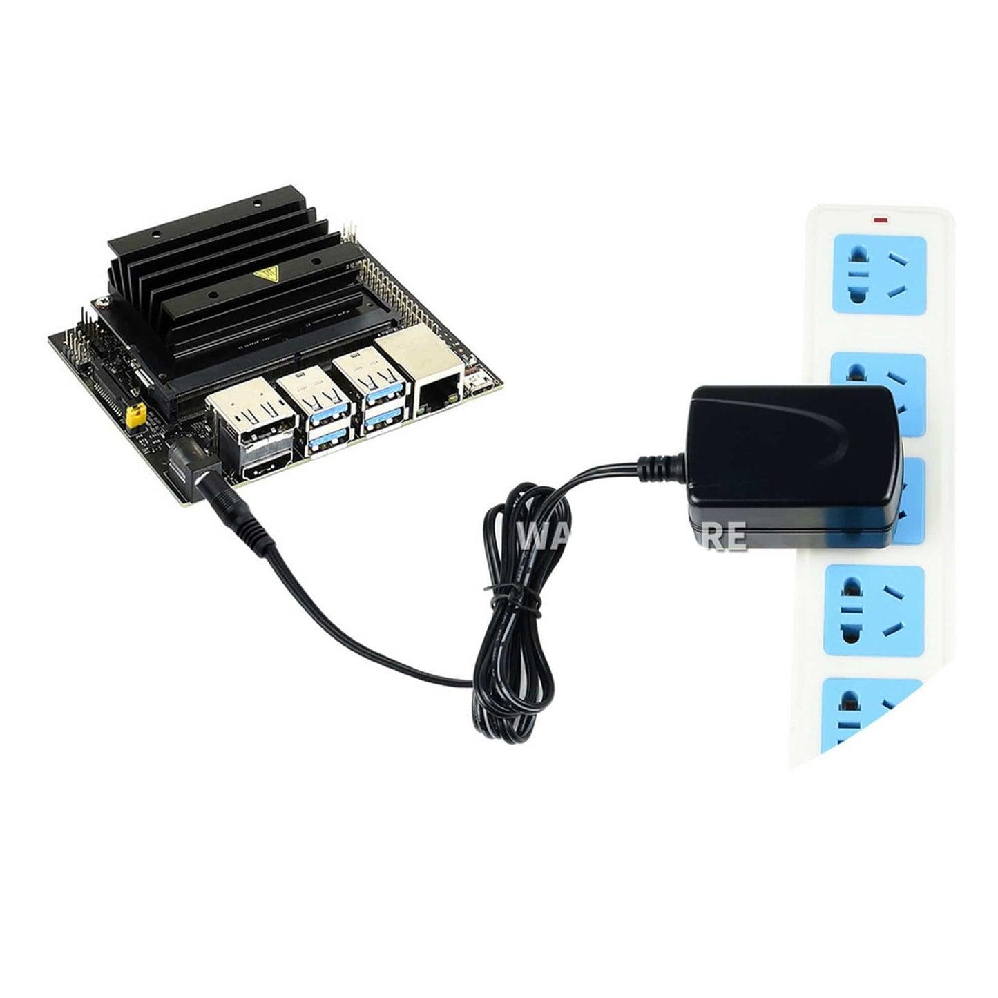 Waveshare Power Supply for Jetson Nano, EU Plug 100-240V