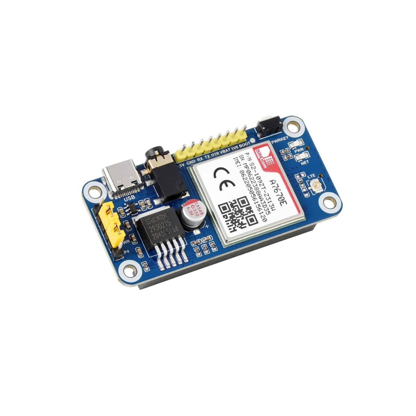 A7670E LTE Cat-1 HAT