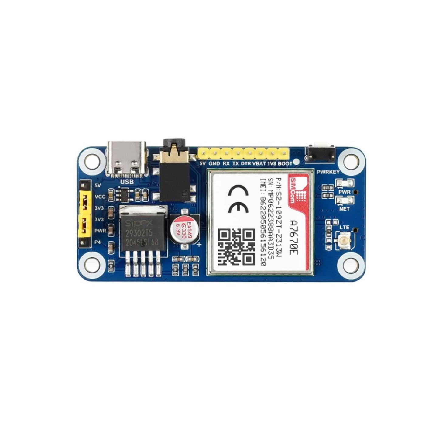 A7670E LTE Cat-1 HAT