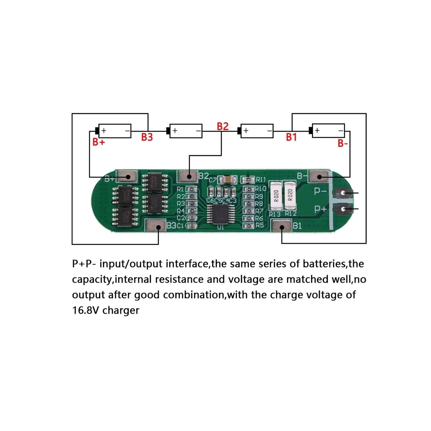 4S 12A BMS Board